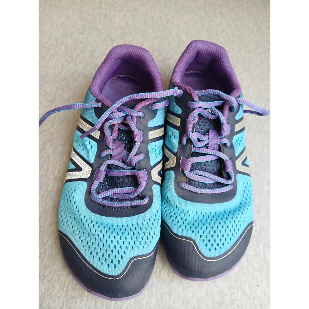Xero Shoes Womens 8 Zero Drop Lace Up Comfort Casual Walking Blue Purple